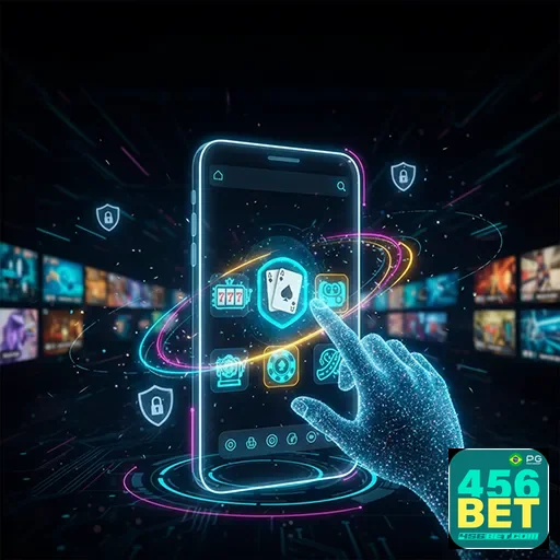 Imagem da interface do app 456bet, destaque para apostas esportivas, disponível no site 456bet para dispositivos móveis.