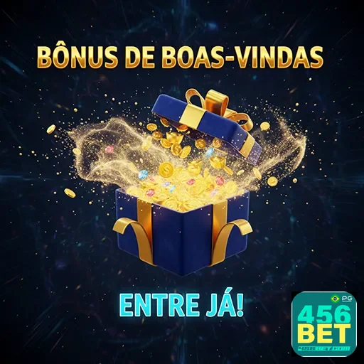 Imagem de bônus de boas-vindas em casino online na 456bet Brasil